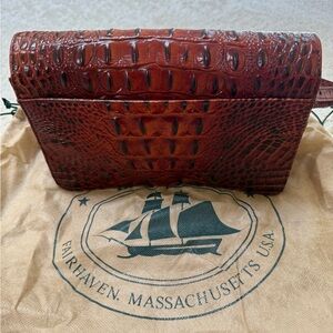 Brahmin Embossed Leather Wallet